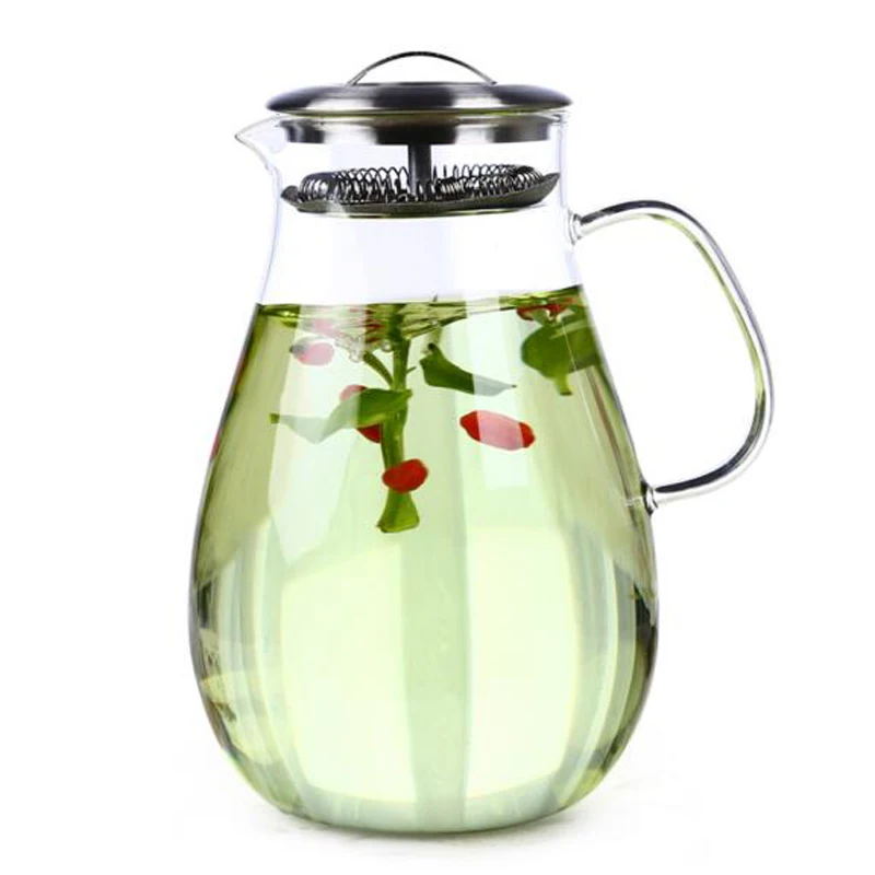 Buy 1900ml glass teapot cool water glass drop pot