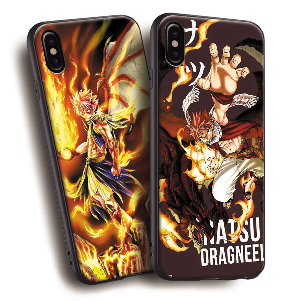 

Natsu Dragneel Fairy Tail Soft Silicone Phone Case Cover Shell For Apple iPhone 5 5s SE 6 6s 7 8 Plus X 10
