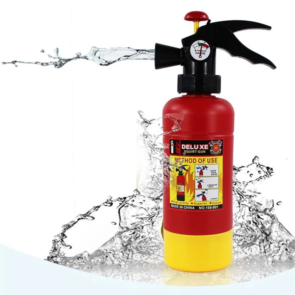 

Fun Simulation Fire Extinguisher Toy Children Summer Swimming Water Spray Machine Game Kids Toys Funny Gadgets
