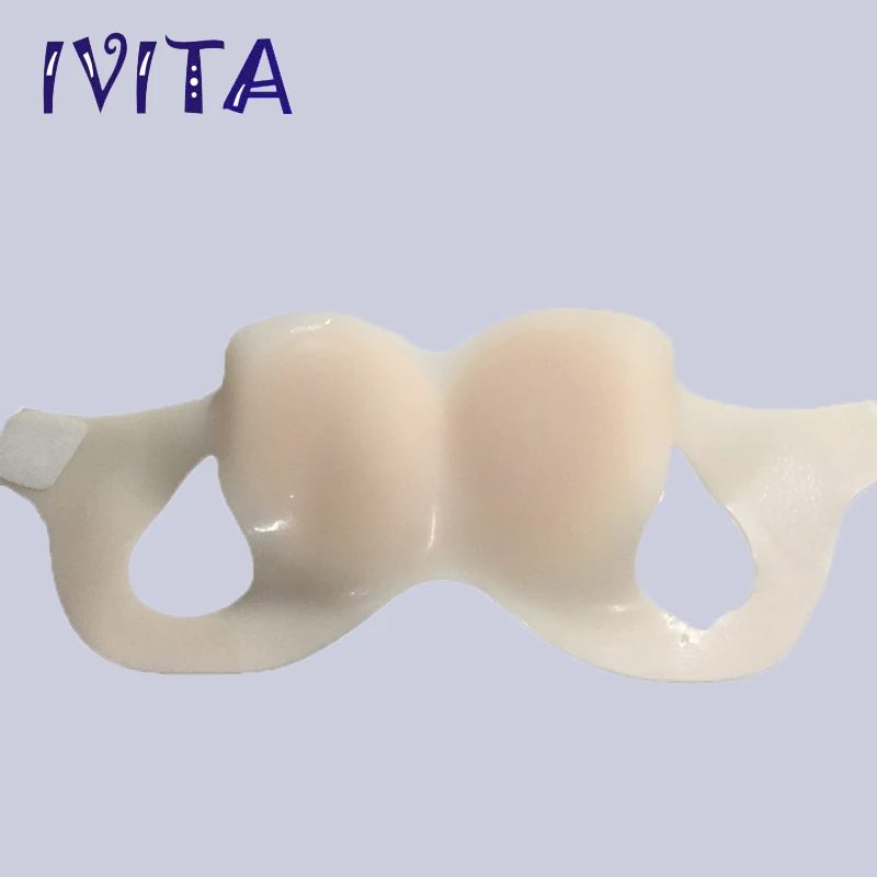 Поддельные силиконовые груди IVITA 1400g сексуальные для трансвеститов