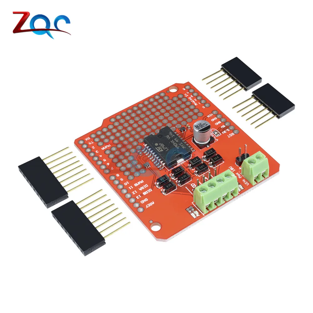 

L298P Dual Channel Motor Driver Shield DC epper Driver Board for Arduino AVR/LPC/STM32 UNO/MEGA Motor-Driver Shield