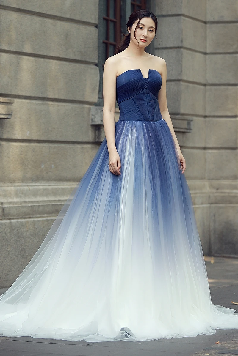 Ombre print dress Clearance