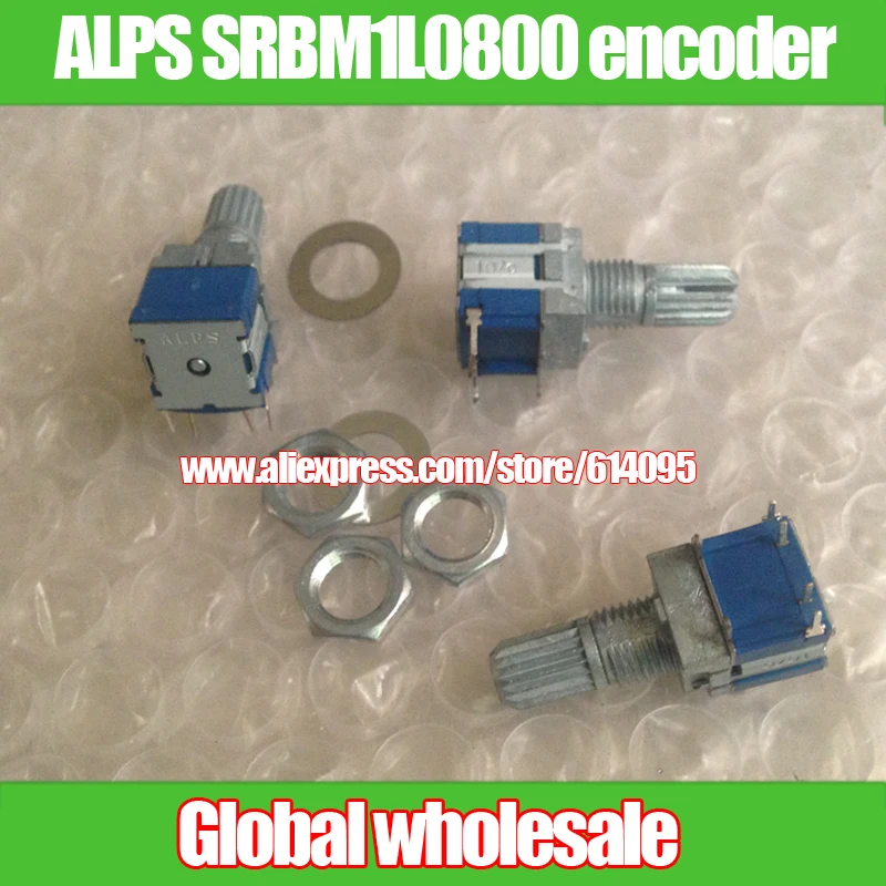 

3pcs ALPS SRBM1L0800 4 feet potentiometer encoder / step 20 points shaft length 15MM spend with fixed pin