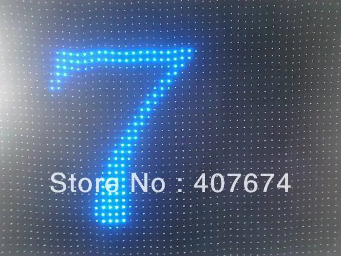 LED Vision Curtain 2M 5M LED Video Curtain Ethernet PC Controller LIVE TEXT for font b