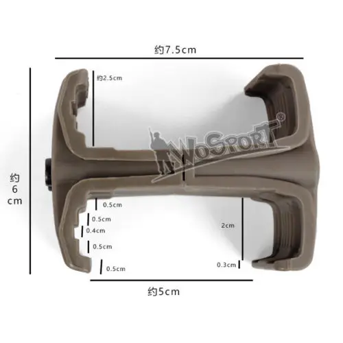 Adjustable ABS Mag Magazine Holder (2)