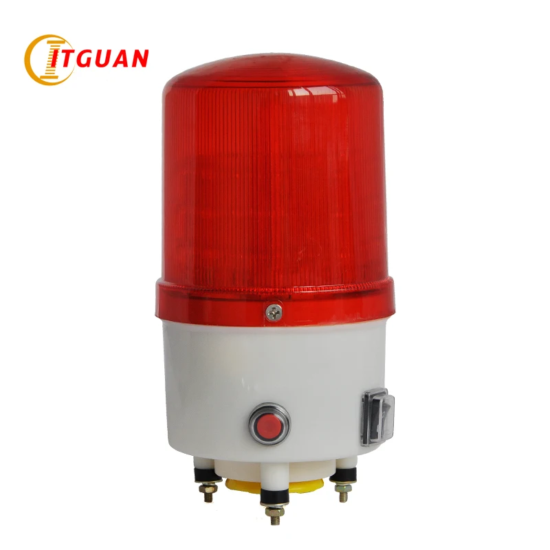 

TGSG-160 DC12/24V AC220/380V LED Flashing Warning Lamp Audible & Visual Alarm with Switch Indicator Strobe Light Tower Signal