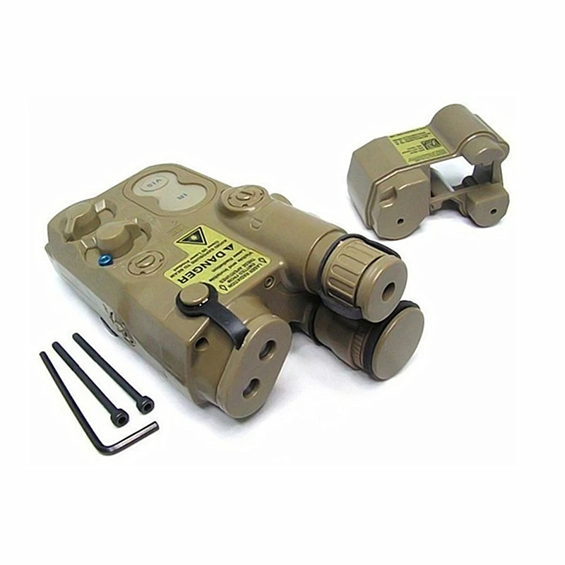 

AN PEQ-16 Dummy LiPo NiMH NiCD RAS RIS Battery Box Case for Airsoft AEG TAN