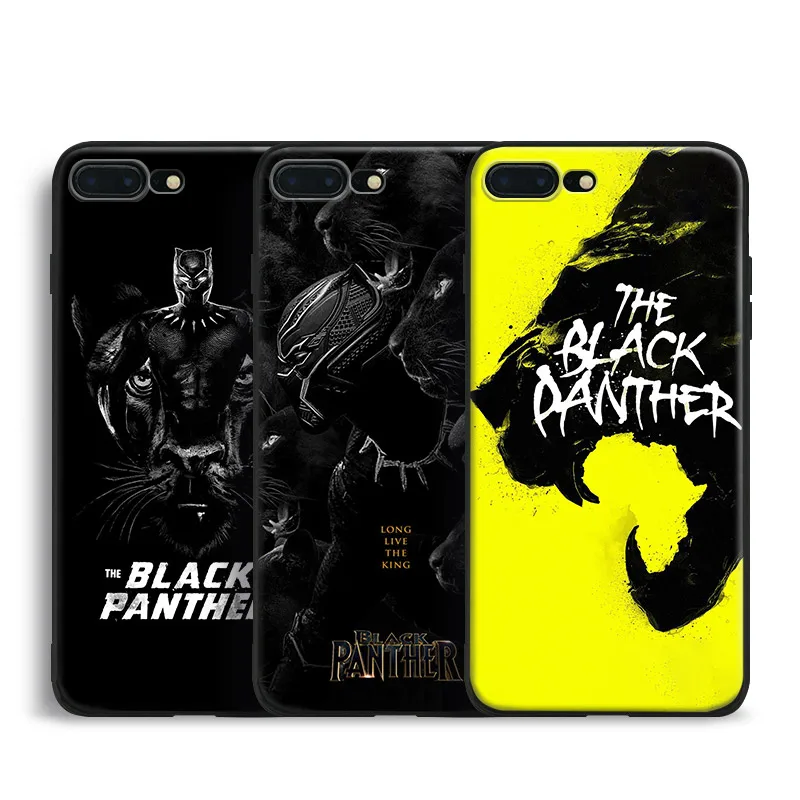 

Black Panther 2018 Film Soft Silicone TPU Phone Case Cover Shell For Apple iPhone 5 5s Se 6 6s 7 8 Plus X XR XS MAX