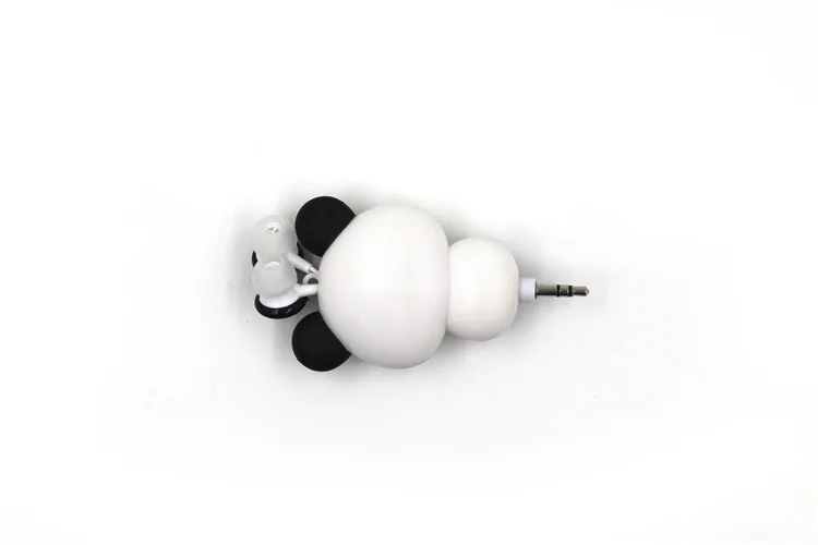 

Cute Earphones Cartoon Panda Sweet Home Earbuds Automatic Retractable Hifi Headsets for iPhone Android