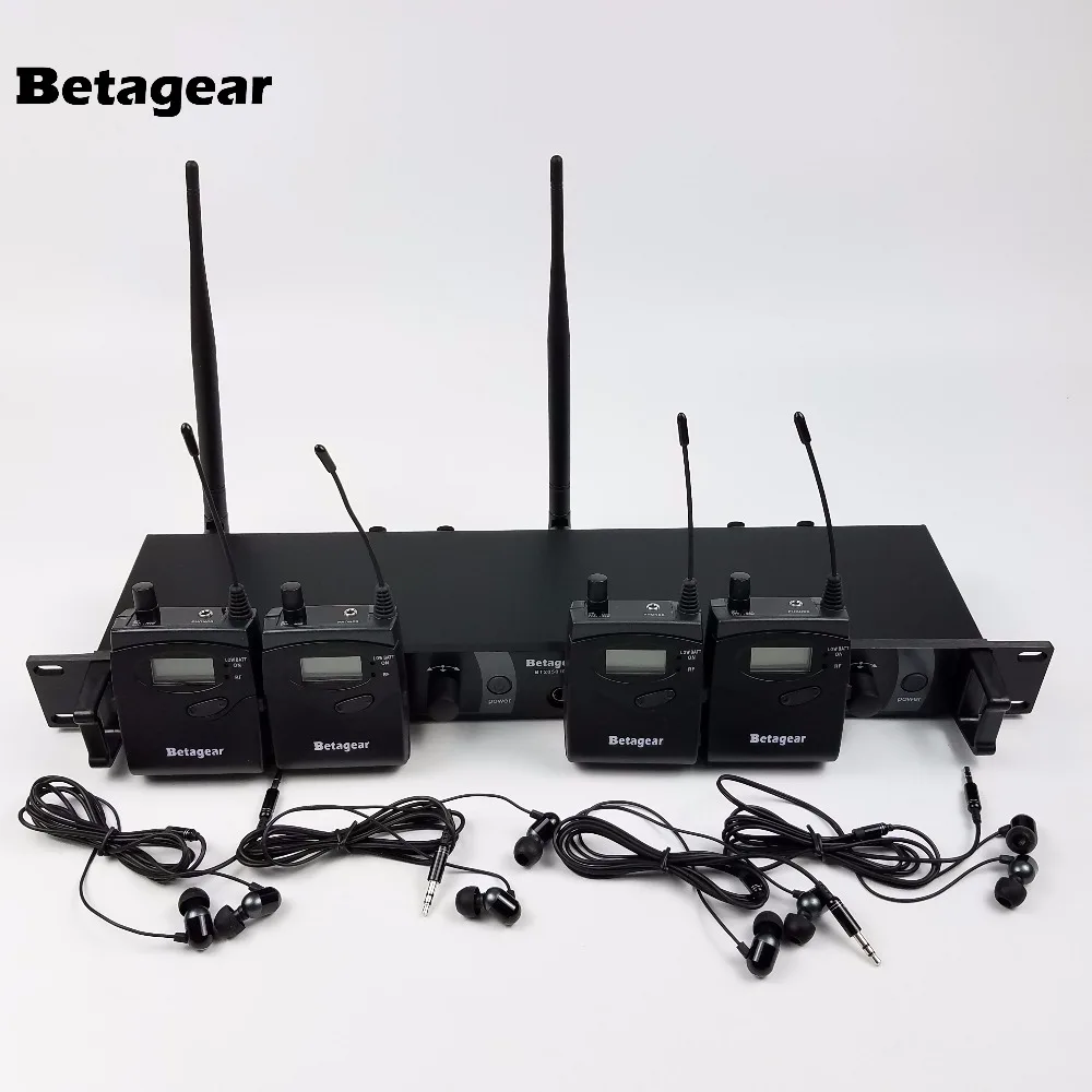 Betagear в ухо монитор системы s 4 Приемник IEM SR2050 беспроводной монитор системы UHF в ухо беспроводной монитор для сценического концерта live