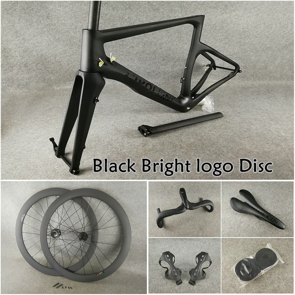 Черный Яркий логотип T1100 3K матовая NK1K диск карбоновые рамы Cipollini углеродное седло
