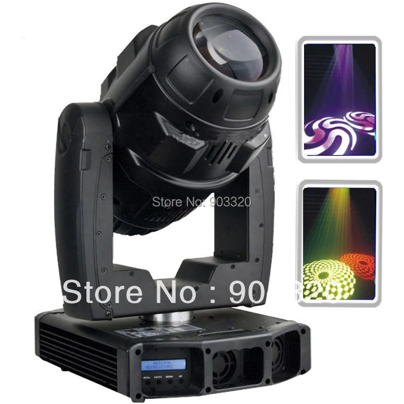 Freeshipping 2X Lot 100W LED Moving Head GOBO Spot Light Stage Moving Head Spot Light DJ