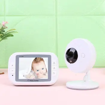 

3.5 inch Wireless Night Vision 2 Way Talk Intercom Security Camera Baby Monitor Horizontal Definition 400 TV Lines 115x65x65mm