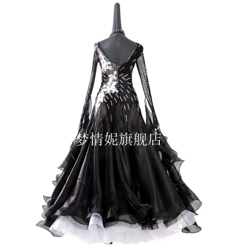 Новое платье для бальных танцев, стандартные платья для бальных танцев, платья для конкурса бальных танцев на заказ MD568