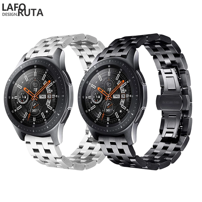 Laforuta, ремешок из нержавеющей стали для samsung gear S3 Frontier, 22 мм, наручные Смарт-часы, ремешок, браслет, звенья, ремешок для часов
