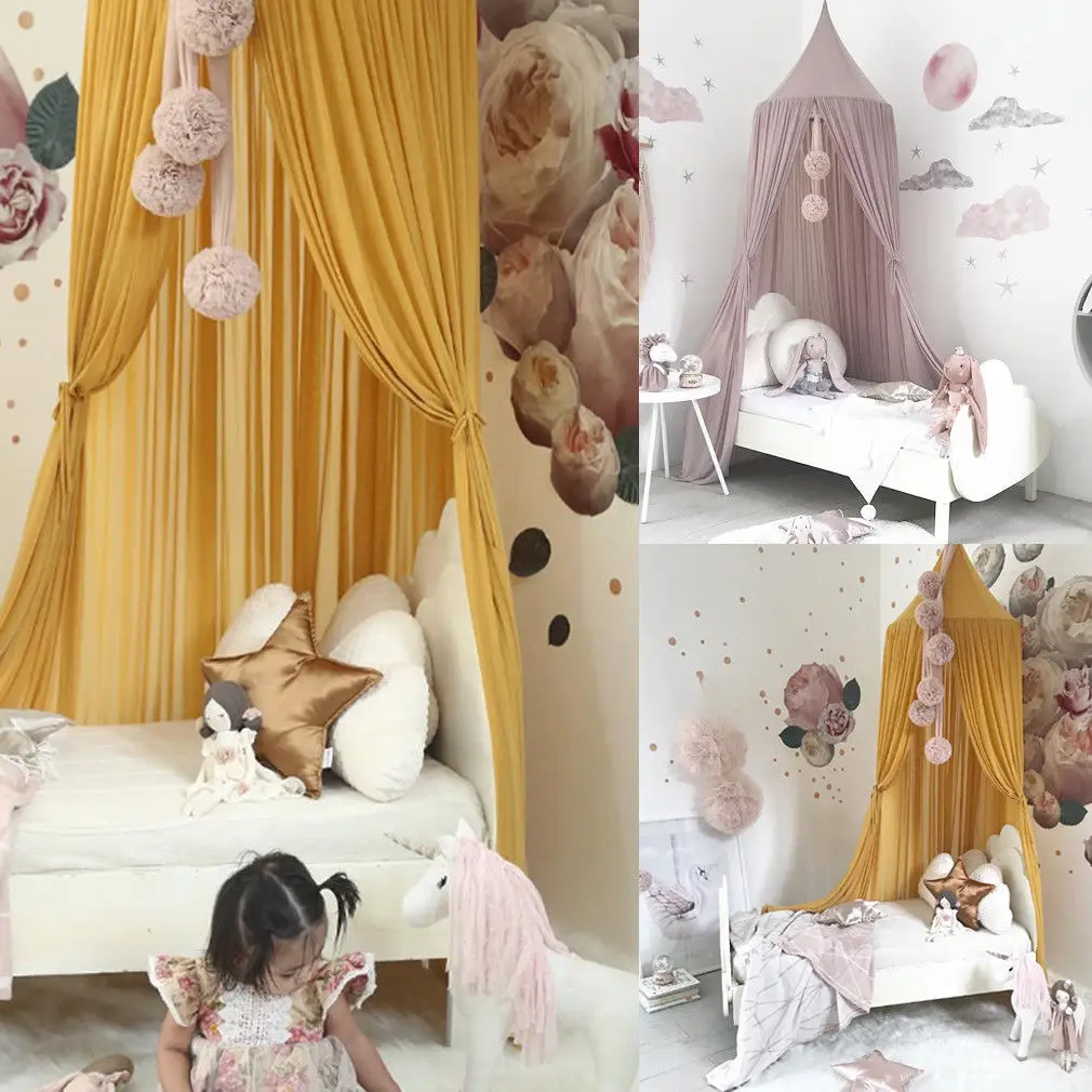 

Dome Bedding Girl Princess Mosquito Net Baby Bed Canopy Tent Curtain Room Decoration Fly Insect Protection