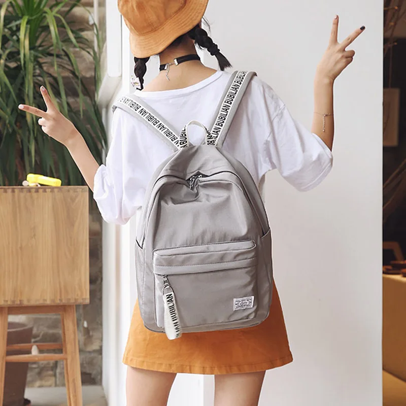 Школьный женский студенческий школьный рюкзак корейский студенческий рюкзак свежий Мори девушка простой дорожный Рюкзак mochila