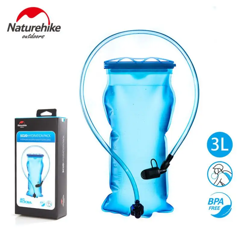 

Naturehike 1.5L 2L 3L Bladder Water Bag Hydration Bicycle Camping Hiking Climbing Outdoor Running Camelback Water Bag NH30Y030-D