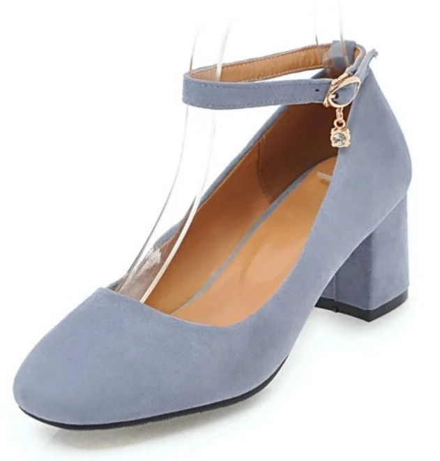 Женская обувь Chaussure Femme на среднем каблуке Zapatos Mujer Туфли лодочки с ремешком