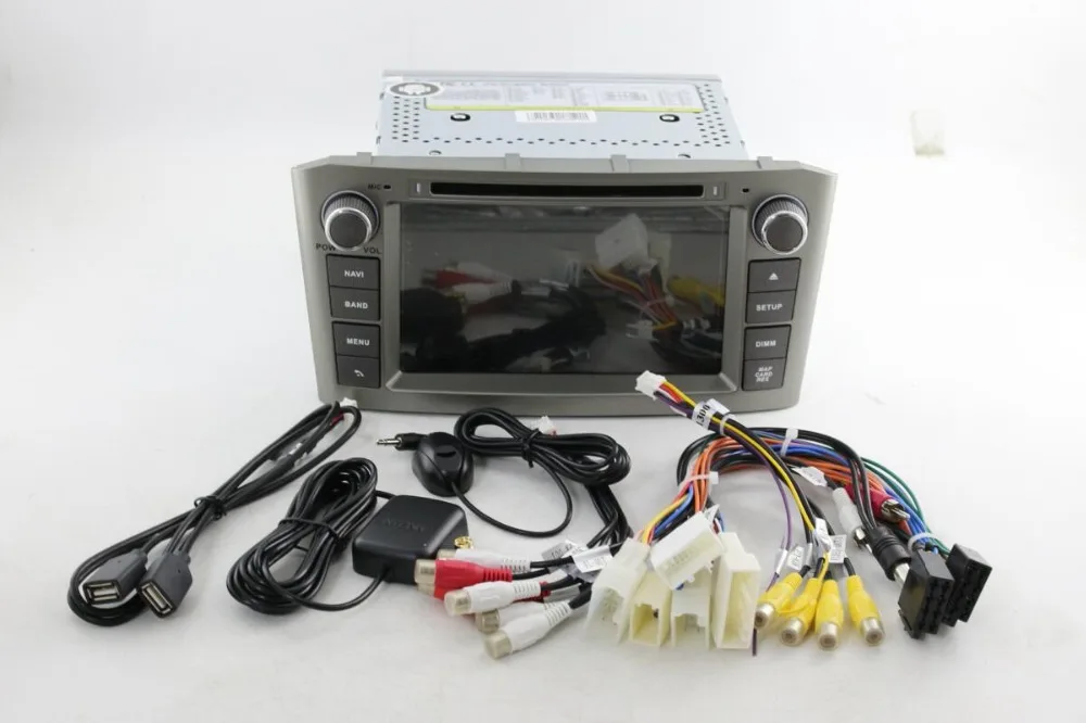 Top Android 9.0 Car DVD Stereo Multimedia Headunit Auto Radio GPS Navigation Video Audio For Black Toyota Avensis T25 2003-2008 6