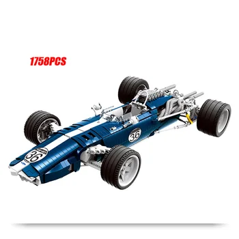 

High Simulation dream car technics Sonic F1 Formula super racing car moc building block mode bricks assemblage toys collection