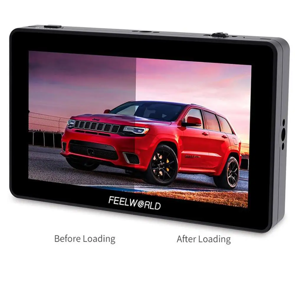 Feelworld F6 PLUS Monitor de aleación de aluminio de 5,5 pulgadas pantalla táctil Director Monitor DSLR Cámara 4K Micro pantalla individual - 2