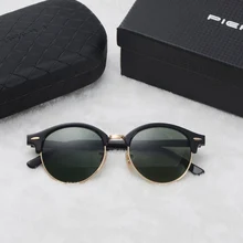 Высочайшее качество Для мужчин Для женщин классический половина Рамки Солнцезащитные очки для женщин Брендовая Дизайнерская обувь G15 покрытие зеркало вождения Защита от солнца Очки Женский Óculos UV400