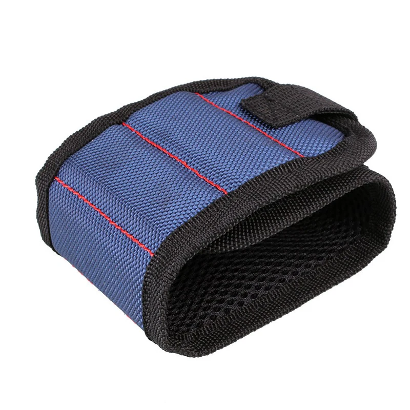 

Polyester Magnetic Wristband Portable Tool Bag Electrician Wrist Tool Belt Screws Nails Drill Bits Holder Repair Tools
