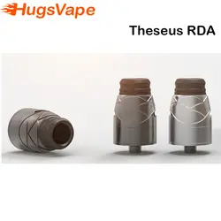 Оригинальный Hugsvape Theseus RDA распылитель одной катушки Танк для электронной сигареты поле Mod Vape Squonker Mod