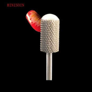 

2pcs HIVISOIN Carbide Nail Drill Bit - Large Barrel Smooth Top Bit -M(60030050)-Silver