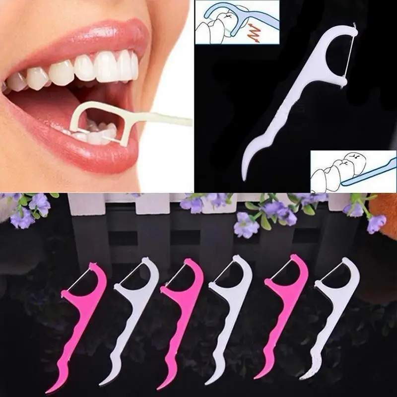 

30pcs Dental Floss Water Flosser Picks Teeth Toothpicks Stick Oral Care Tooth Clean Oral Hygiene Teeth Clean Stick Tooth Picks