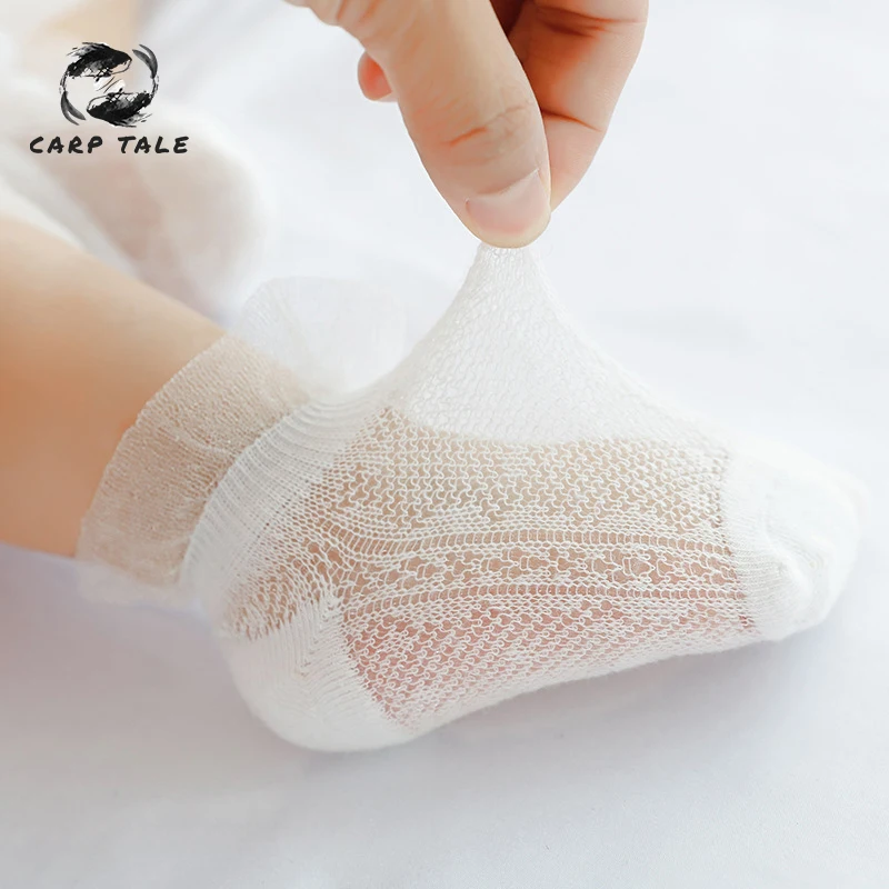 

2pcs/set 2019 new 4 style available Spring Summer Mesh Baby Socks For New Born Unisex Kid Children Infant Boy Girl Short Socks