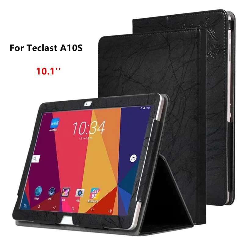 

For Teclast A10S 10.1 inch Case Printing Pattern Folding Stand Cover Protective PU Leather Hand Holder Case For Teclast A10s