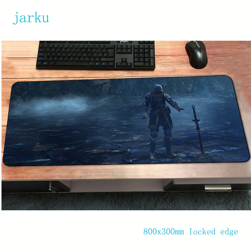 Коврик для мыши Dark Souls 800x300x3 мм, мышь Notbook, компьютерная мышь, коврик для мыши, подарок для мальчика, игровой коврик, геймерская клавиатура, коврики для мыши
