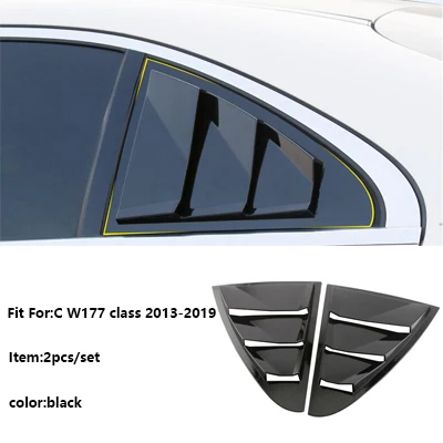 Для- Mercedes Benz C W205 mercedes w205 C amg класс CLA W117 A W176 жалюзи отделка оконной отделки аксессуары - Название цвета: C W177 CLASS