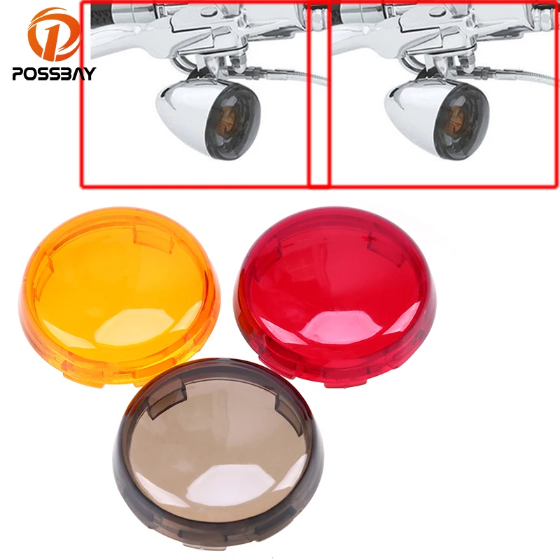 Buy POSSBAY 1 Pair ABS Plastic Motorcycle Turn Signal