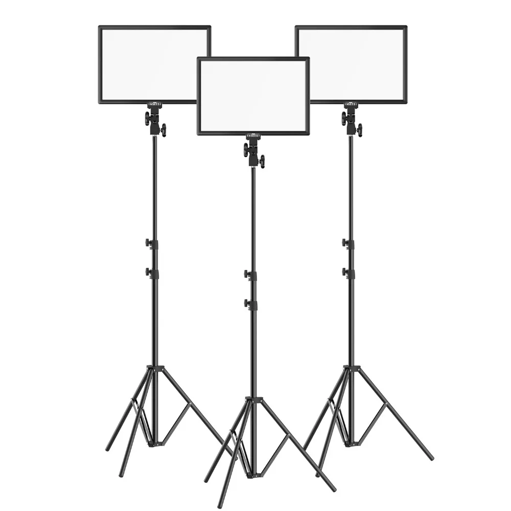INSEESI IN-600 Портативный Диммируемый 260 светодиодный светильник 3 в 1 комплект 3200-5600k фото светильник для DSLR камеры видеокамеры youtube видео