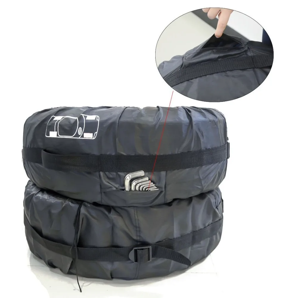 Tire Cover Camper Camping Witch with A Broom Waterproof Polyester Universal Spare Wheel Tire Covers for Car Trailer RV SUV Truck Camper Travel Trailer Accessories
