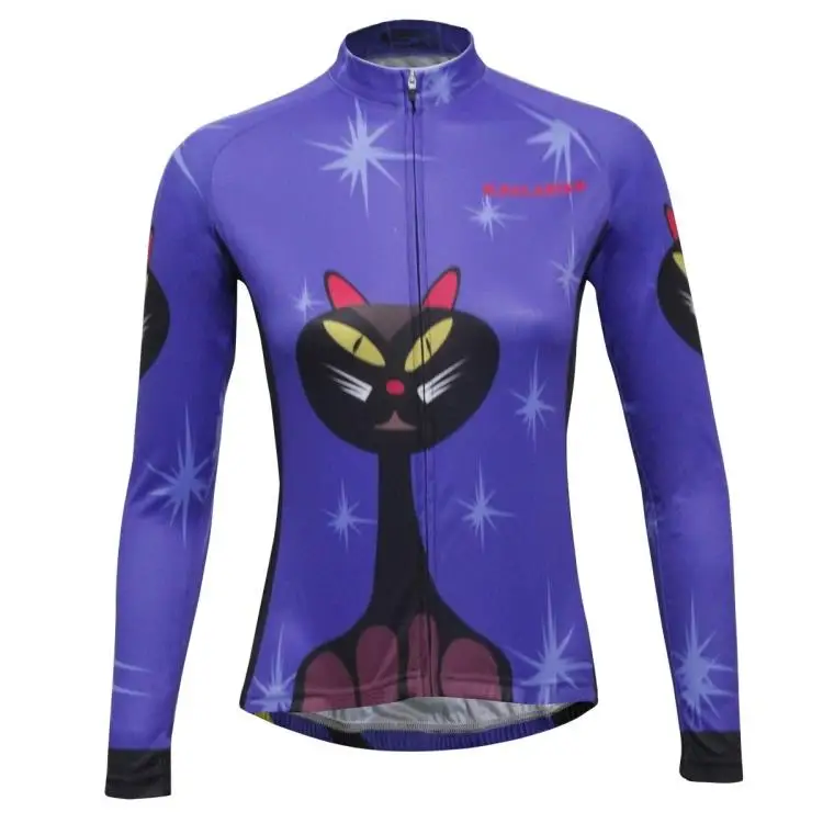 3D Printing Long Sleeve Cycling Jersey For Women Full Zipper Bike Clothes Girls Spring Autumn Winter Road MTB Bicycle | Спорт и