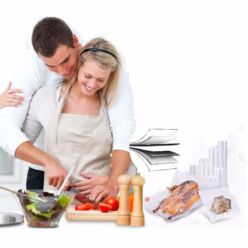 Вакуумная упаковочная машина для пищевых продуктов 100 шт./лот 20*30 см|sealer bags|vaccum