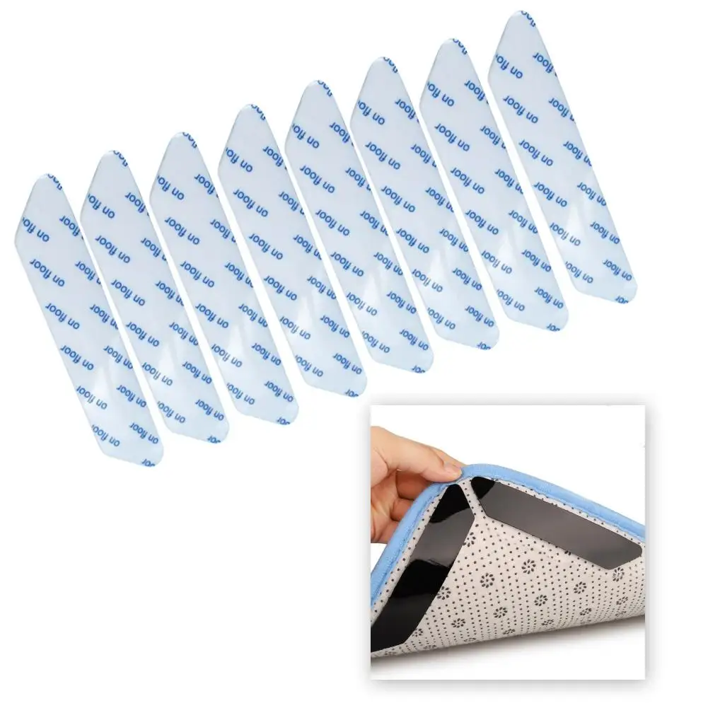 8Pcs Anti Slip Reusable Carpet Kitchen Bathroom Office Stairs Pad Stripe Sticker 8Pcs Anti Slip Reusable Carpet Kitchen Bathroom Office Stairs Pad Stripe Sticker