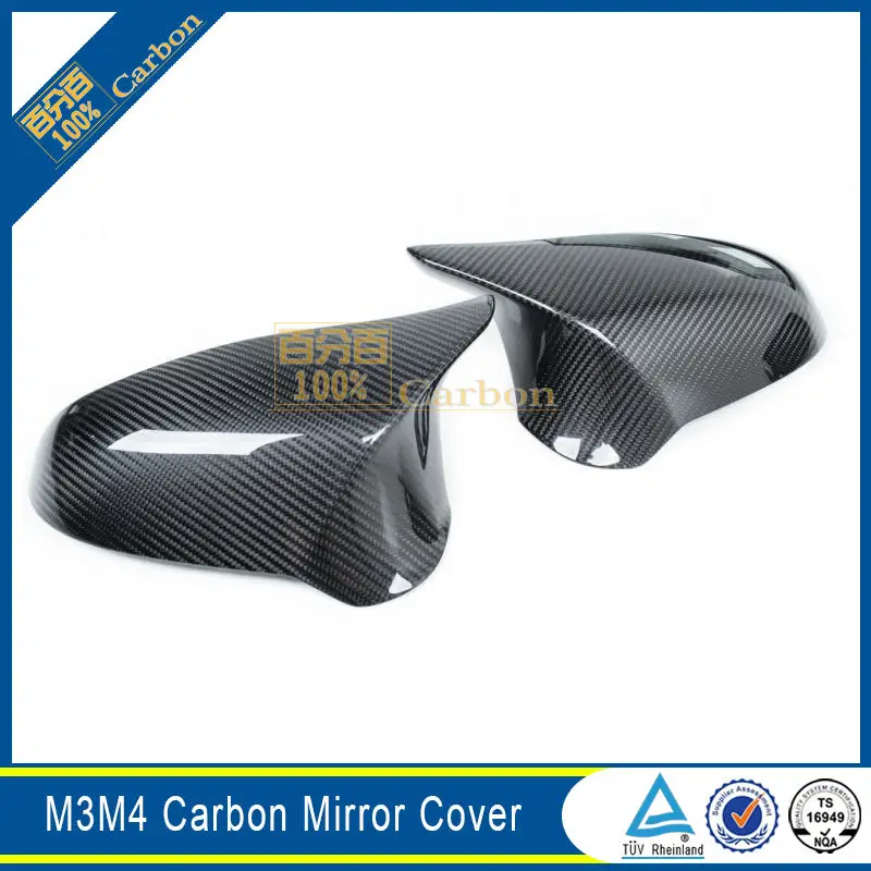 Автомобильные Боковые зеркала F82 из углеродного волокна для BMW M4 2014 LHD|side mirror cover|car
