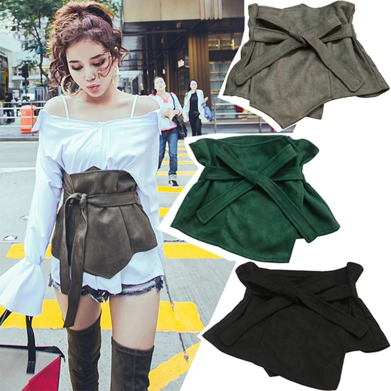 2017 Women Fashion Wide Flannel Belt Woman Luxury Jeans Dress Belts