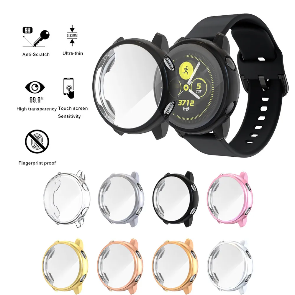 

Watch Protective Case For Samsung Galaxy Active Soft TPU Anti-Scratch Screen Protection For Galaxy Active 40mm Sleeve Cases