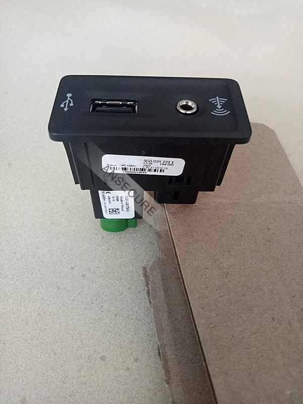 Штепсельная Вилка CarPlay MDI USB AMI для vw golf 7 mk7 beetle jetta passat b8 CC sharan seat транспортера 5G0 035 222