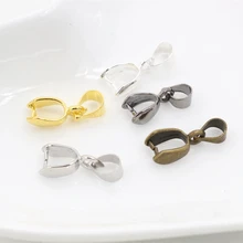 20 шт./лот, 17x6 мм, 5 цветов, покрытые кулонами, застежки, зажимы, зажимы, соединители, медные Подвески, бусины, фурнитура для ювелирных изделий