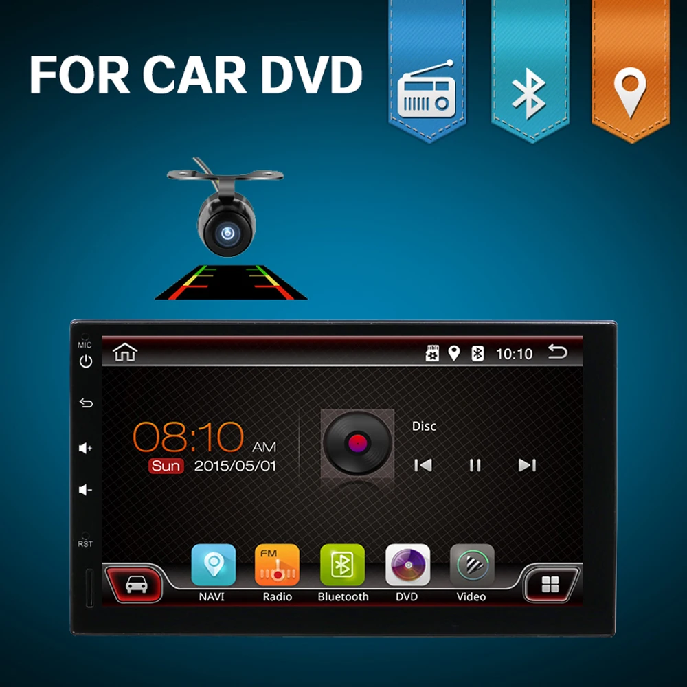

HD 1024*600 android 9.0 2din car dvd radio player for universal car gps navigation player autoradio WIFI BLUETOOTH 3/4G free cam
