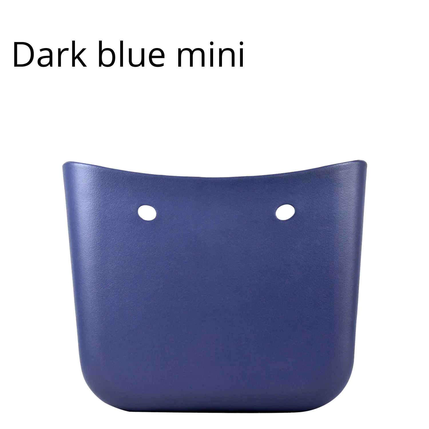 Стиль obag мини сумка для тела EVA сумка O женская сумка резиновая Силиконовая Водонепроницаемая модная женская сумка без логотипа - Цвет: dark blue mini