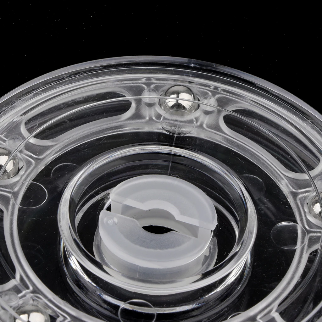 3'' Turntable Acrylic Rotating Display Stand for Watches Jewelries - Clear