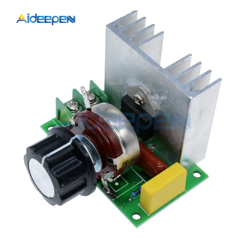 

AC 220V 4000W High Power Motor Speed Controller Governor Dimmer Module SCR Electronic Voltage Volt Regulator Without Case